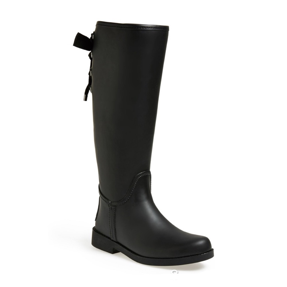 Black Coach rain boot 8